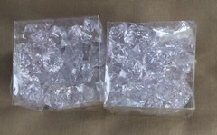 120 Pieces Acrylic Crystal Ice Rock Clear
