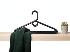 12 Pieces Adult Cloth Tubular Hangers Heavy Duty Plastic – Coat Suit Closet O…