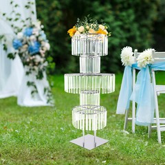 5 Tier Round Flower Stand for Wedding Reception Birthday Party Events Home Decor