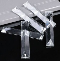 10pc K9 Glass Long Strip Rectangle Crystal Chandelier Prism Pendant Hanging Part