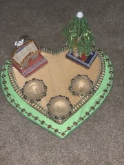 Desi Wedding/Shagun Mehendi Thaal Display, Indian, Pakistani, Bengali,Shaadi