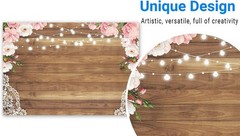 7X5ft Lightweight Wedding and Birthday Backdrop – Perfect for Photoshoots