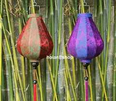 Set 8 Hoi An Silk Lanterns for Wedding Party Decoration Lamp Ratail Wholesale