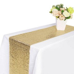 1/5/10/25pcs Glitter Sequin Table Runner Cover Shinny Wedding Party Decor