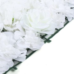 6 Pcs Artificial Flower Wall Panel Venue Backdrop Wedding Party Background Decor