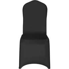 Uimoso 50PCS Black Stretch Spandex Chair Covers for Weddings and Events