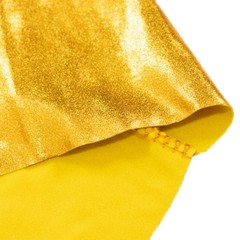 7 ft Gold Metallic Spandex Wedding Arch Cover for Arc de Triomphe Stand Party