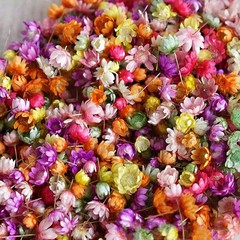 710pcs DIY Dried Flowers Scattered Aromatherapy Candle Epoxy Resin Pendant