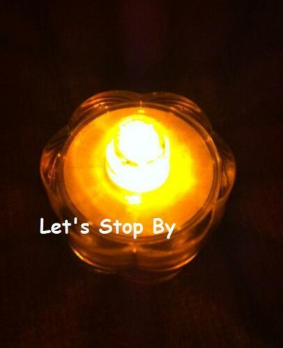 36 LED Amber SUBMERSIBLE Wedding Waterproof Battery Centerpiece Vase Decor Light