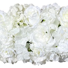 1m Artificial Rose Silk Flower Row Arrangement Wedding Arch Backdrop Wall Decor