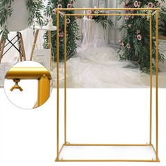 Rectangle Wedding Arch Birthday Party Metal Balloon Frame Backdrop Stand 5.9ft
