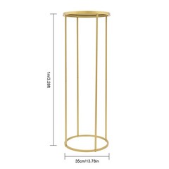 for Tables Tall 3.28ft Metal Flower Stand Decor Set for Weddings Party Gold