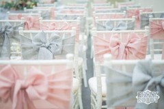 CHAIR COVER BOW SASHES TABLE RUNNERS WEDDING EVENT DÉCOR LINEN BURLAP FABRIC