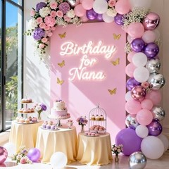 Square Arch Backdrop Covers 6.6FT x 4FT Spandex Fitted Stretchy 6.6*4FT Pink