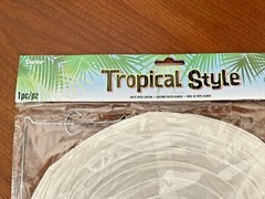 Lot of 2 NOS SEALED Spring White Paper Lanterns 12″ by DARICE