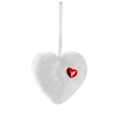 Love Hanging for Decor Soft Plush Fabric Heart-shaped Design Lightweight Charm