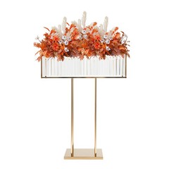 Wedding Flower Stand, Wedding Crystal Flower Stand, Crystal Flower Stand