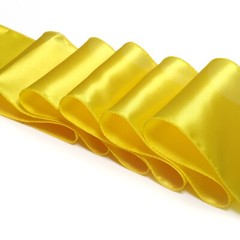 100 Yellow Satin Chair Sashes Silky Sateen Chair Bows wedding party Event décor