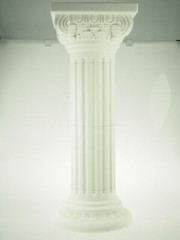 BULK 4-Count Case Large Standing Roman Greek Pillars Columns Rubber Shatterproof