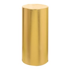 1pcs Gold Cover For Round Plinth Cylinder Pedestal Wedding Flower Display Stand