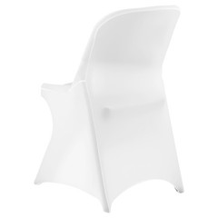 Uimoso 30PCS Black/White Stretch Spandex Chair Covers for Events and Dining
