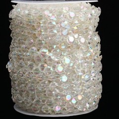 10M for acrylic Bead Curtains Garland Diamond Strand for crystal Wedding Party