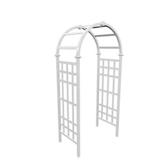 39″L X 23″W X 81″H Athens Vinyl Arbor, White, VA68111