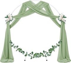 Sheer Chiffon Curtain Drapes 6 Yards for Wedding