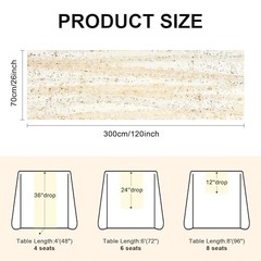 2Pcs Gold Glitter Christmas Table Runner, Gauze Sheer Sequin Rose Gold