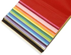 Craft Craze 100 Sheets (20″ x 26″) 25 Assorted Colors 1 Pack,