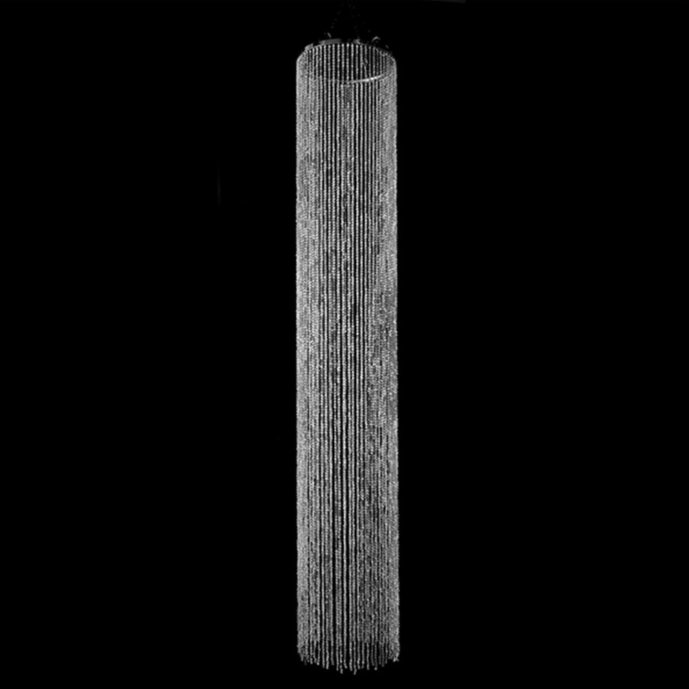 NEW Diamond Crystal Sparkling Iridescent Column 9ft Long (Round)