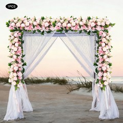 39.37×11.81in Artificial Flowers for Party Wedding Artificial Silk Flowers Row