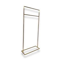 Shiny Gold Square Wedding Poster Backdrop Stand