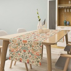 William Morris Table Runner, Strawberry Thief Table Runner for 13x36in Morris-8