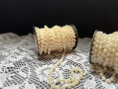 8mm Light Ivory Pearl Garland Wedding Decorating.