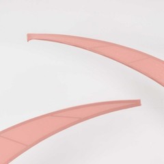 2 DUSTY ROSE Fitted Spandex Half Crescent Moon Arch BACKDROP STAND Events