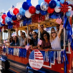 Labor Day Decorations Balloon Arch Kit, Red White and Blue Decorations with