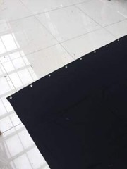 Black Fire/Flame Retardant Stage Curtain/Backdrop/Partition,12H,15H, 20 H x 40 W