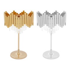 Gold/Silver Flower Stand for Wedding Birthday Party Events,38*68cm Flower Stand