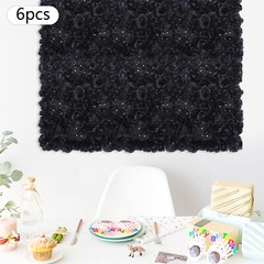 6PCS 60*40cm Artificial Flower Wall Panels for Gardens Parties Decor Backdrop
