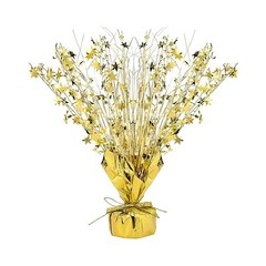 6 Gold Metallic Star Foil Spray Centerpiece Table Decoration Party Decorations