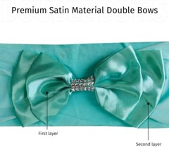 10 Pk Chair Sashes – Spandex Satin Bows Tied, Wedding Anniversary Decorations