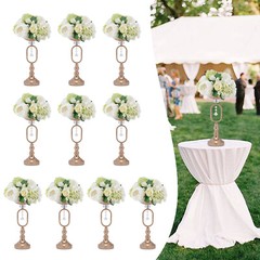 10 Gold Wedding Centerpieces Flower Vase Candle Holder Table Retro Home Decor US
