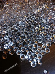 20000 Clear Acrylic Diamond Confetti 4.5mm for Wedding Decoration Table Scatters