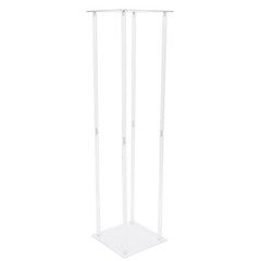 Clear Acrylic Floral Display Stand Modern Wedding Event Centerpiece Decoration