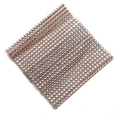 4 ROSE GOLD Rhinestone Mesh CURTAIN Tie Backs Drapery Holdbacks Party