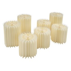 7pcs Foldable Paper Cake Display Stand Cylinder Flowers Stand Decorative Column