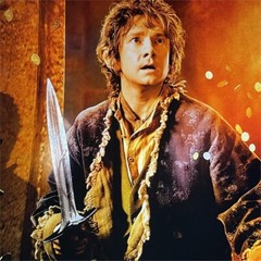 Hobbit movie LED Lighted Free-Standing Metal Display Unit