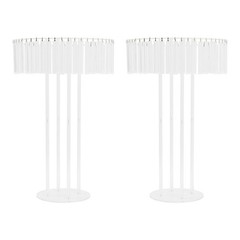 2 Pcs Wedding Flower Stand Clear Flower Holder Acrylic Wedding Flower Stand