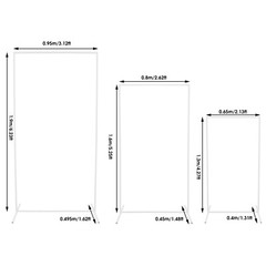 Rectangular Metal Backdrop Stand Rectangular Balloon Frame, Metal Backdrop Stand